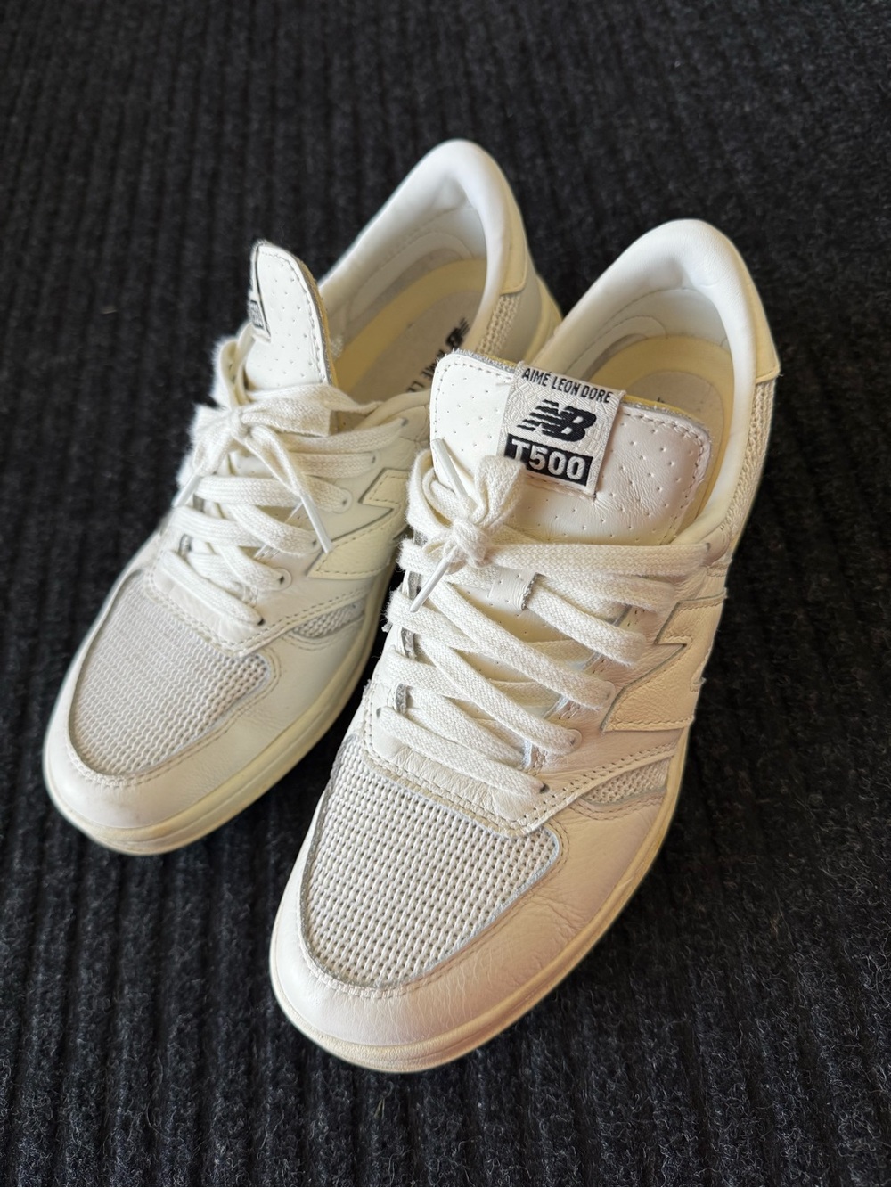 New Balance/Aime Leon Dore T500 Men’s Off-White Sneakers